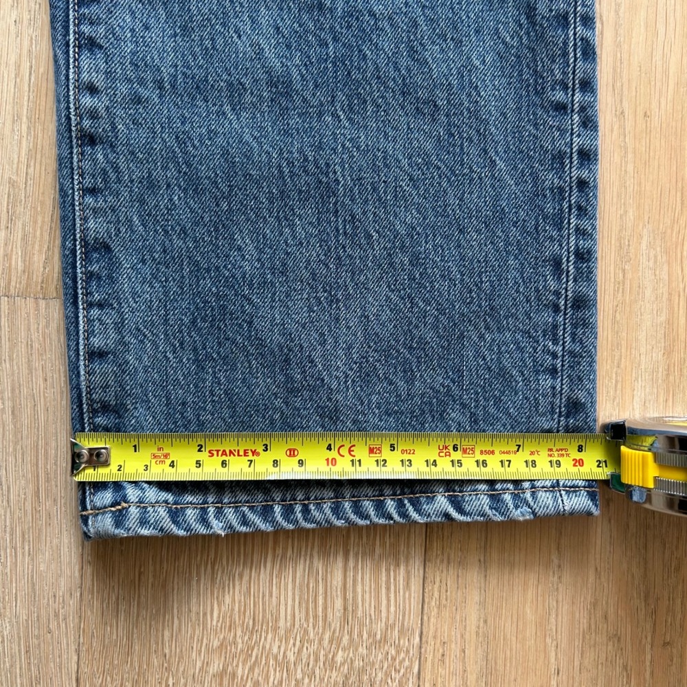 SLVRLAKE London Jeans 28 Born to Run High Rise Straight Leg Premium Denim USA - Picture 8 of 14